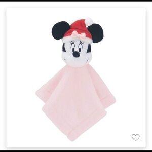 Lambs & Ivy Minnie Mouse Security Blanket Holiday Infant Baby Lovey Disney NWT